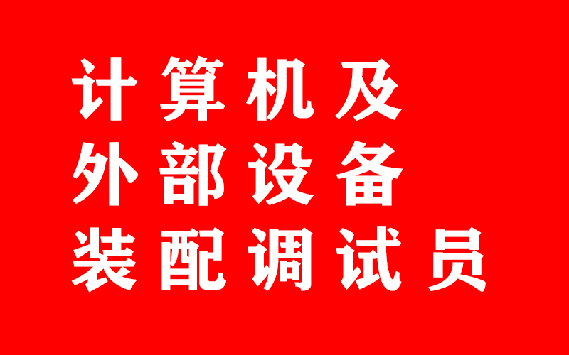 計算機及外部設備裝配調(diào)試員職業(yè)技能等級認